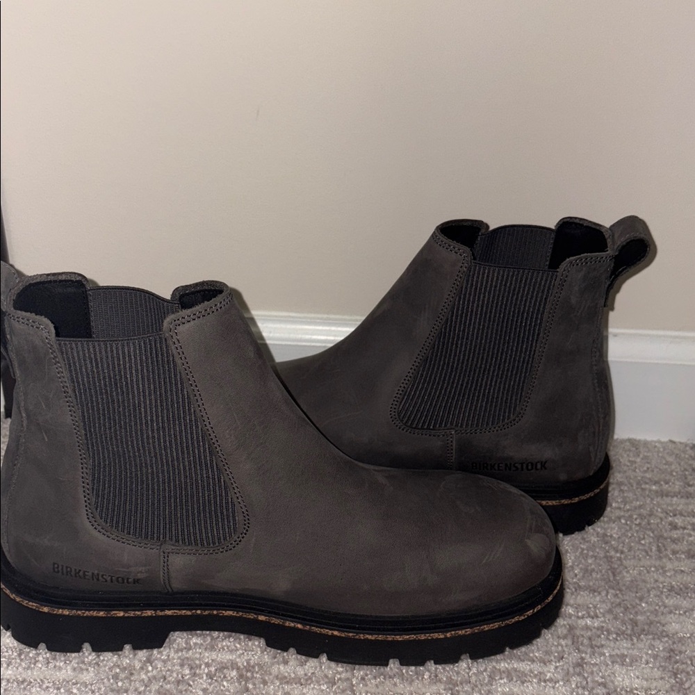 Birkenstock Gray Ankle Boots